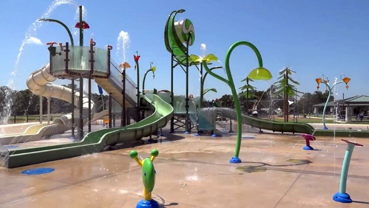 Free Summer Activities for Kids in Tulsa: Chandler park splash pad.