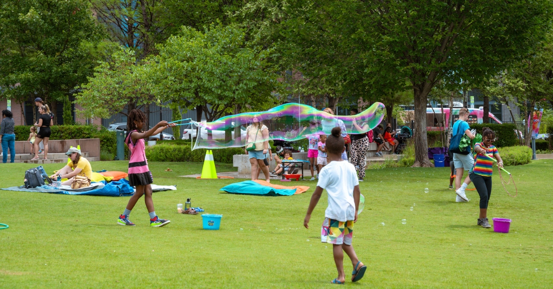 Free Summer Activities for Kids in Tulsa: Guthrie Green